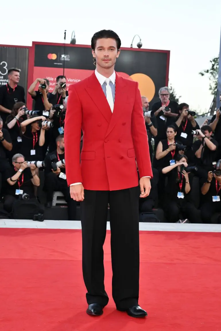 Patrick Schwarzenegger in Tom Ford by Haider Ackermann