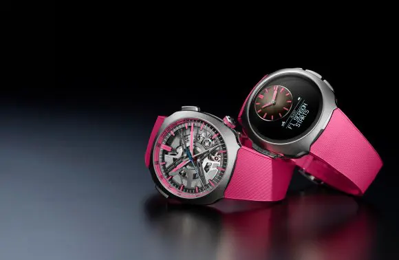 H. Moser & Cie. Streamliner Alpine Drivers and Mechanics Pink Edition