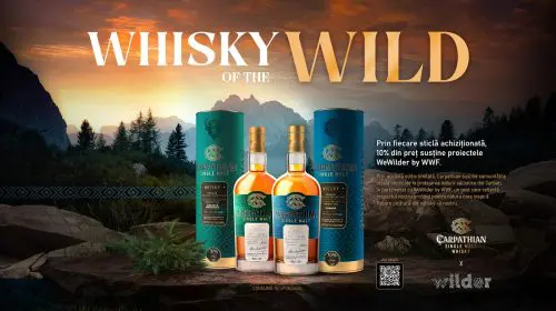 Alexandrion Group lansează două ediții limitate Carpathian Single Malt Whisky, premiere mondiale în industria whisky-ului, și anunță un parteneriat cu WeWilder pentru protejarea biodiversității din Munții Carpați