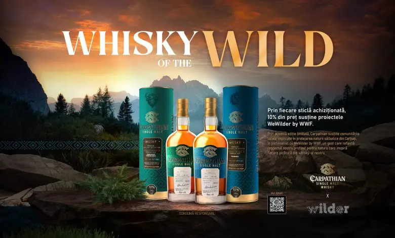 Alexandrion Group lansează două ediții limitate Carpathian Single Malt Whisky, premiere mondiale în industria whisky-ului, și anunță un parteneriat cu WeWilder pentru protejarea biodiversității din Munții Carpați