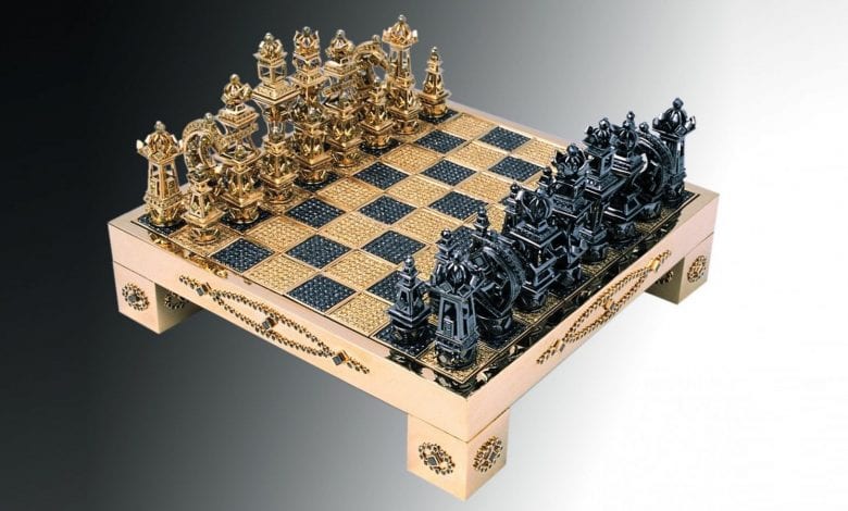 Royal Chess Set by House of Solid Gold