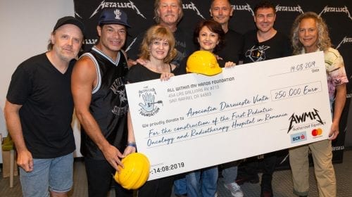 Contribuție de 250.000 de euro din partea trupei Metallica pentru #NoiFacemUnSpital