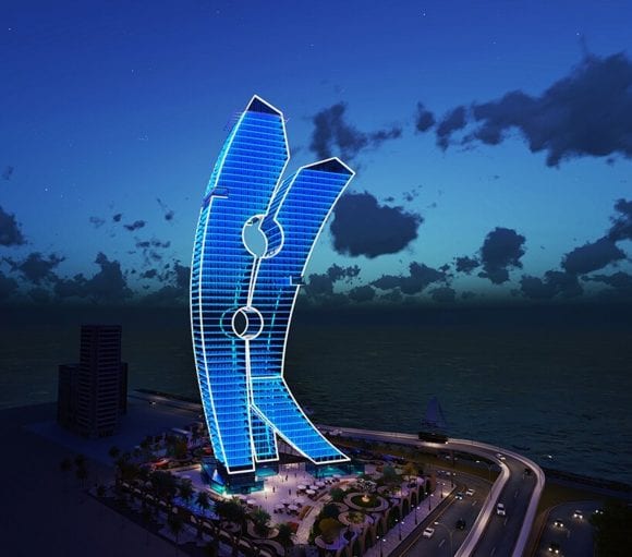 Cea mai mare piesă de artă din lume, un zgârie-nori din Dubai