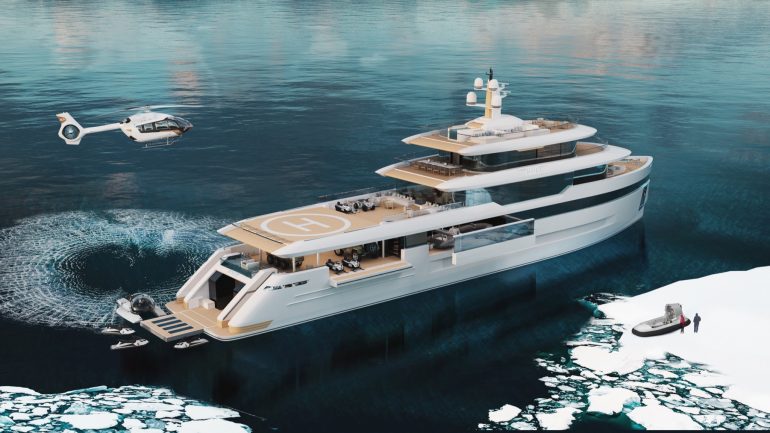 Yachtul Construit pentru Antarctica și suficient de elegant pentru Monaco