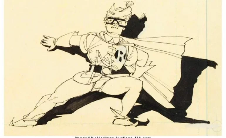 Coperta emblematică a lui Batman din seria lui Frank Miller va fi scoasă la licitație