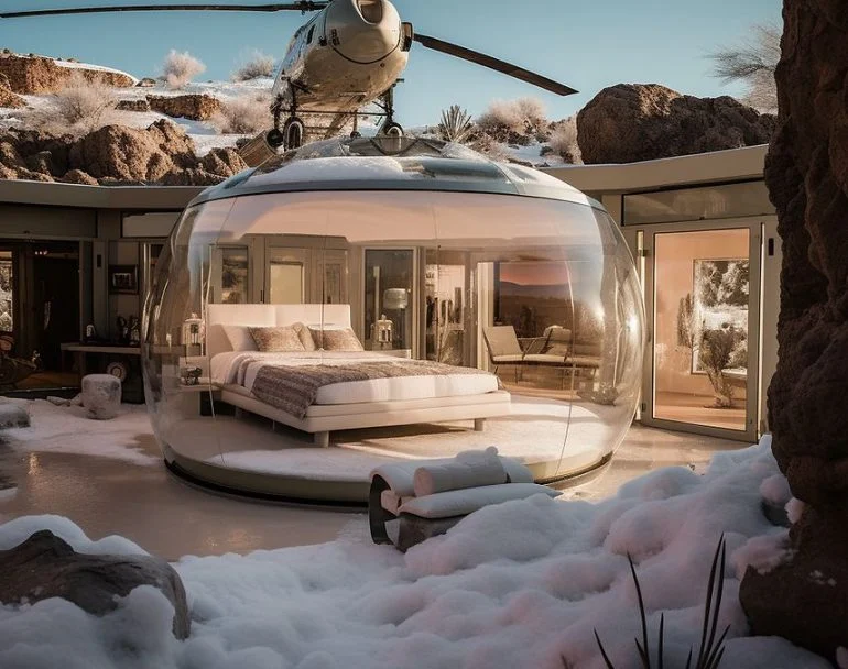 Helicopter Glamping