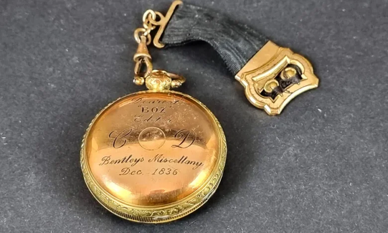 Ceasul de buzunar al lui Charles Dickens va fi scos la licitație