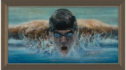 8 tablouri semnate de Michael Phelps au fost dezvăluite