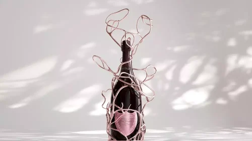 Dom Pérignon colaborează Mathias Bengtsson pentru sticle sculpturale de șampanie
