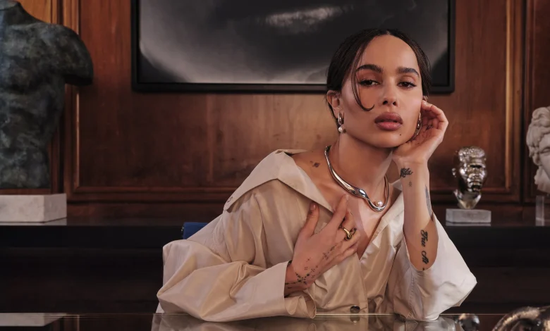 Zoë Kravitz este starul noii campanii a casei de bijuterii Jessica McCormack