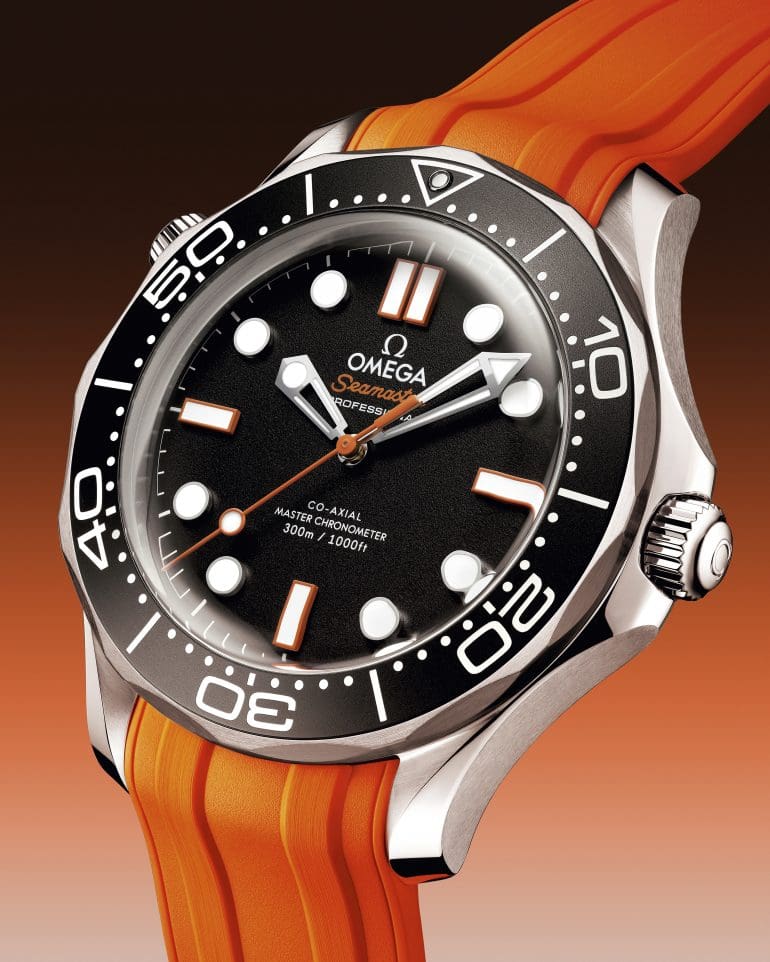 OMEGA Seamaster Diver 300M Orange Strap