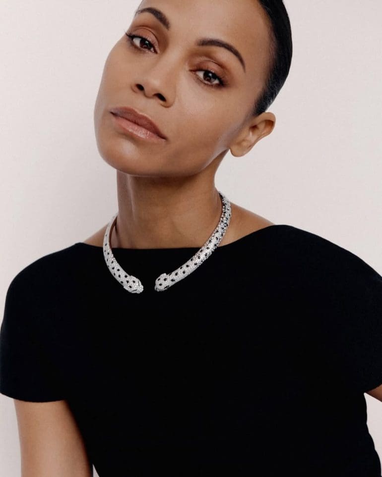 Zoe Saldaña Cartier