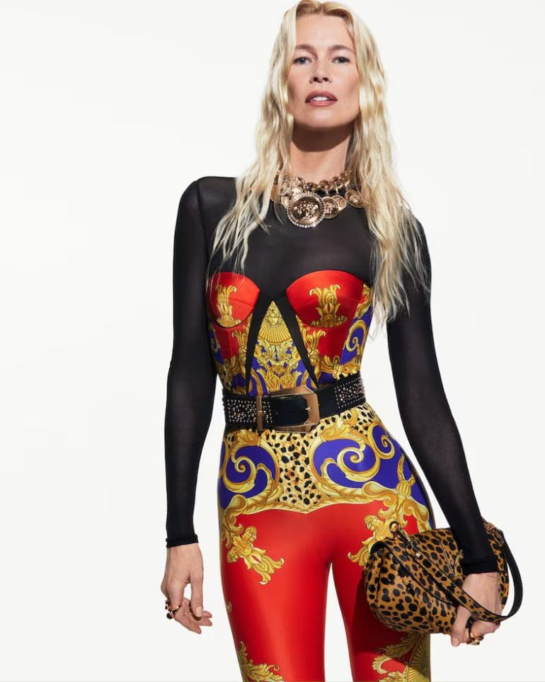 Donatella Versace ultima campanie