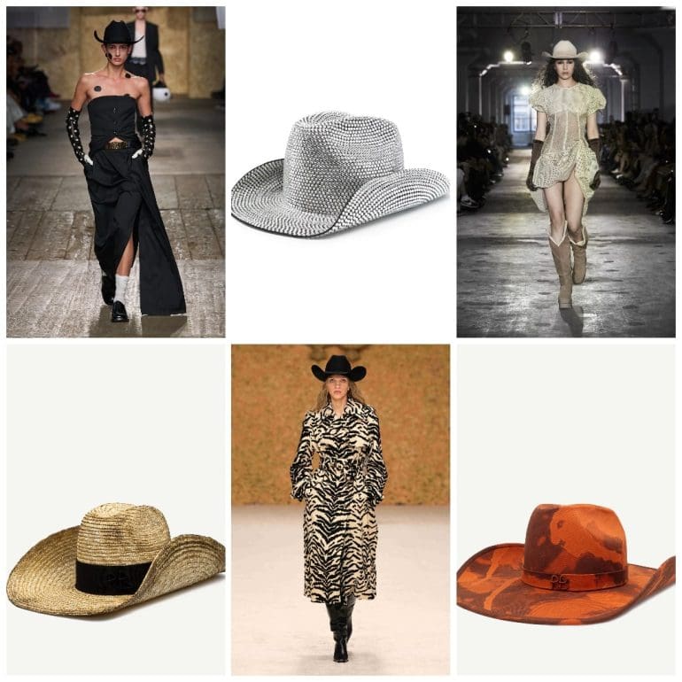 Runway Moschino, pălărie, Ruslan Baginskiy, 2.102 euro, runway Elena Velez, pălărie, Ruslan Baginskiy, 284 euro, runway Robero Cavalli, pălărie, Ruslan Baginskiy, 382 euro