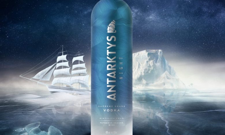 Antarktys Night, o vodcă super-premium obținută din vin de Fetească Neagră